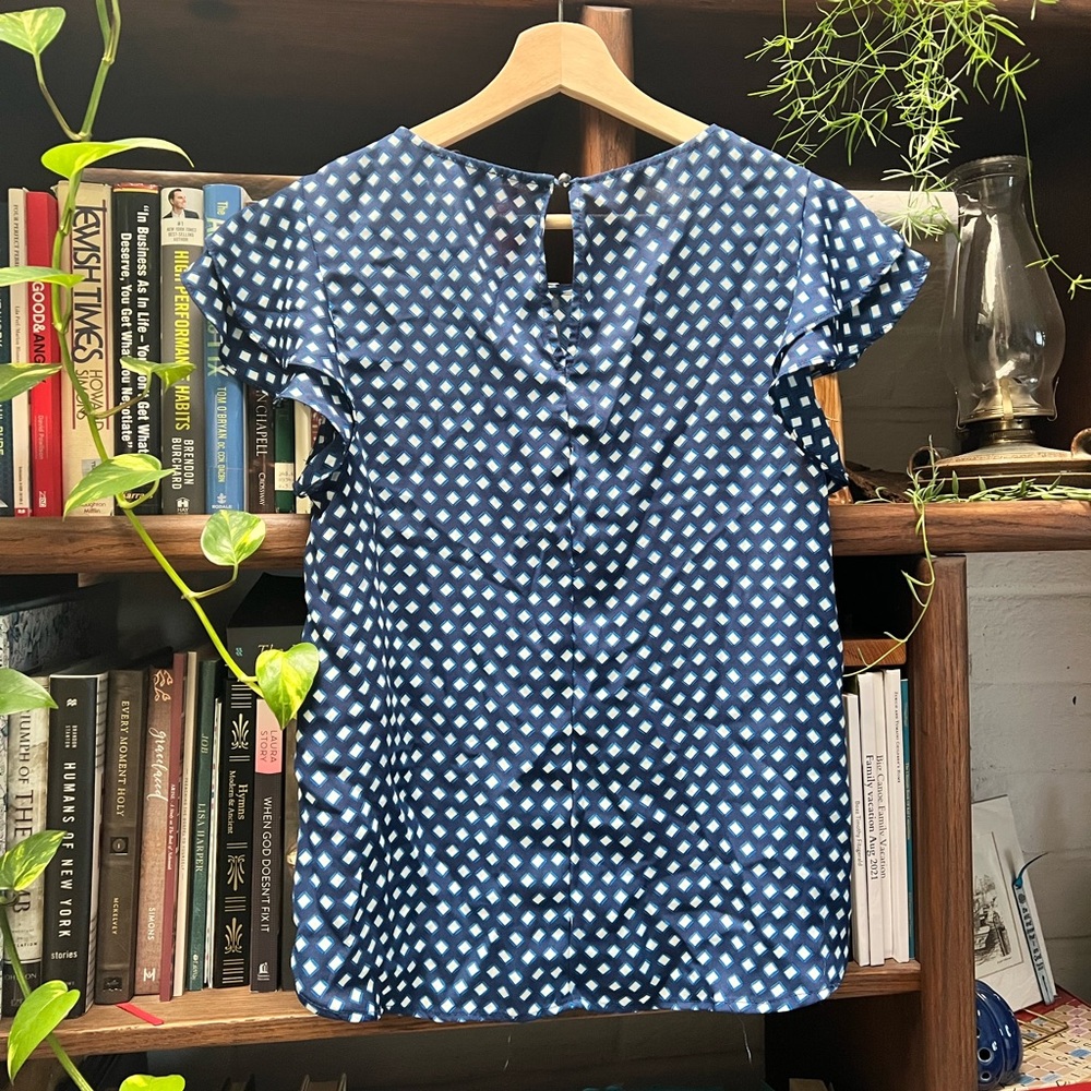 Twine+String | Loose Fit Patterned Blouse - image 3